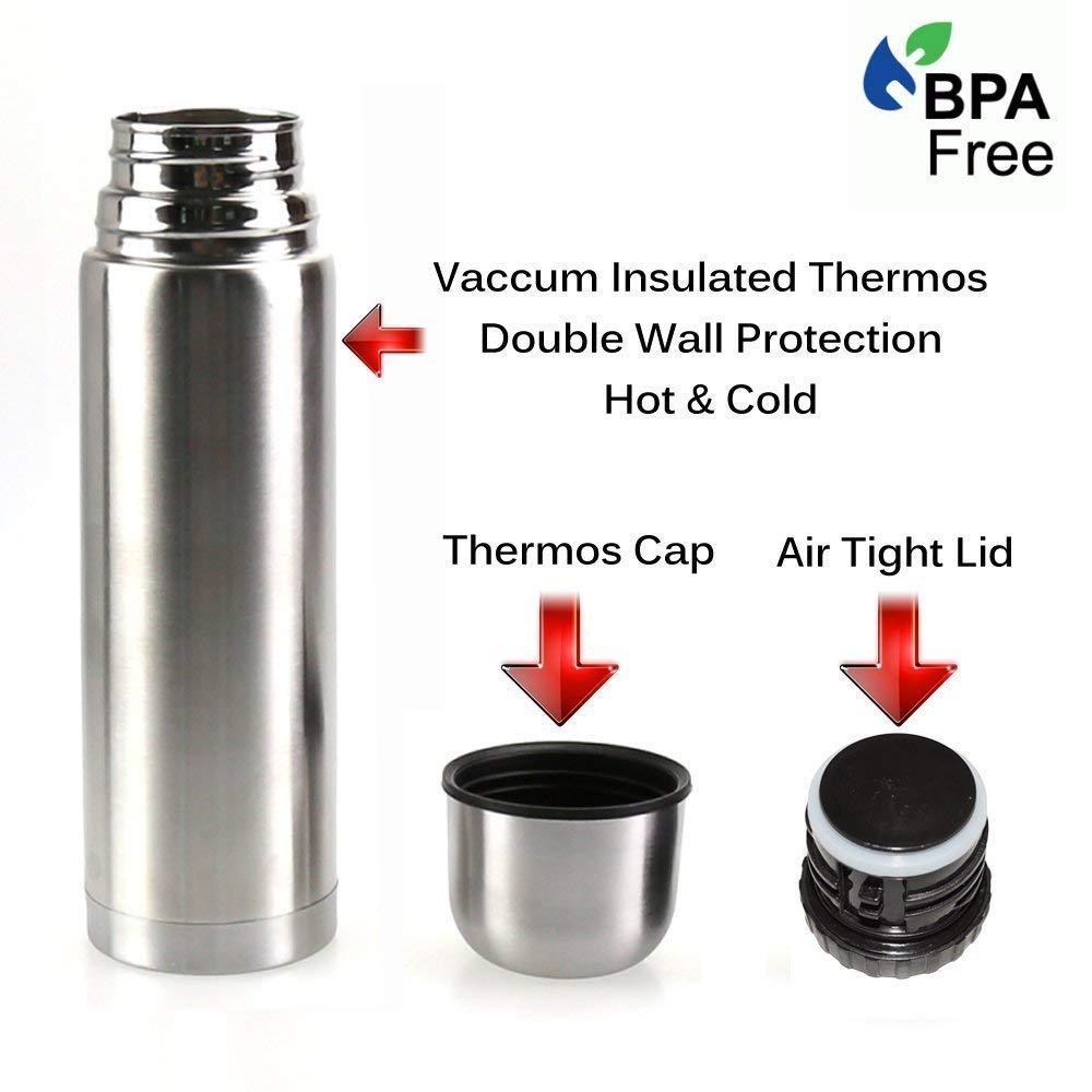 Best Stainless Steel Coffee Thermos - BPA Free - Triple Wall Vacuum  Insulated - 34oz